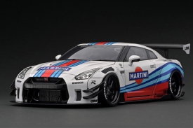Ignition Model 1/18 LB-WORKS Nissan GT-R R35 type 2 White/Blue/Red Martini