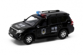 Tiny City 1/64 CN7 Toyota Prado Shenzhen SWAT Police (Black)