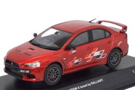 Kyosho Mitsubishi Lancer Evolution X tuned by RALLIART Red Metallic
