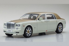 Kyosho Rolls-Royce Phantom EWB (English White/Gold)